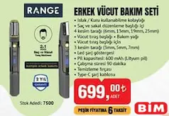 RANGE ERKEK VÜCUT BAKIM SETİ
